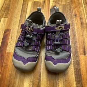KEEN Kids Purple and Gray Shoes